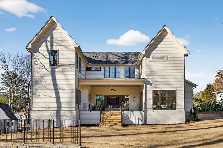 Front exterior of a new home in , Atlanta, GA, highlighting curb appeal (Image 27).