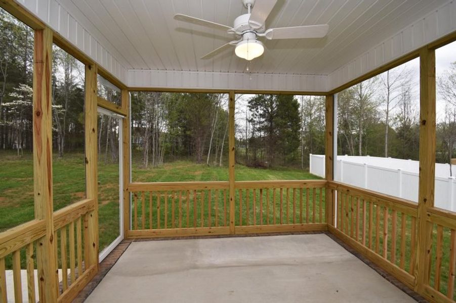 Exterior details and patio area of a home in Avondale, Greensboro (Image 3).