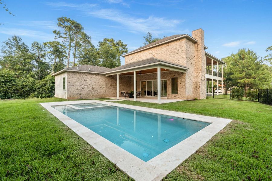 Exterior details and patio area of a home in , Tomball (Image 25). Exterior details and patio area of a home in , Tomball (Image 25).