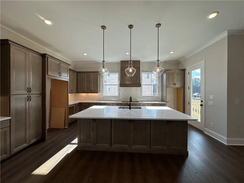 Furnished interior view inside a new home in Waterside Single Family, Peachtree Corners (Image 15).