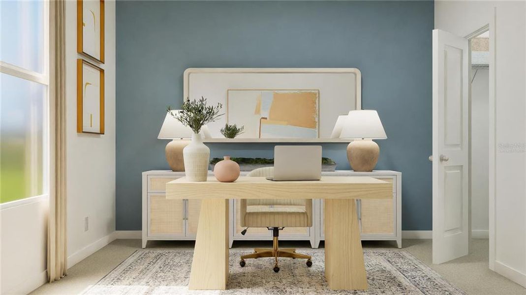 Furnished interior view inside a new home in , Kissimmee (Image 7).