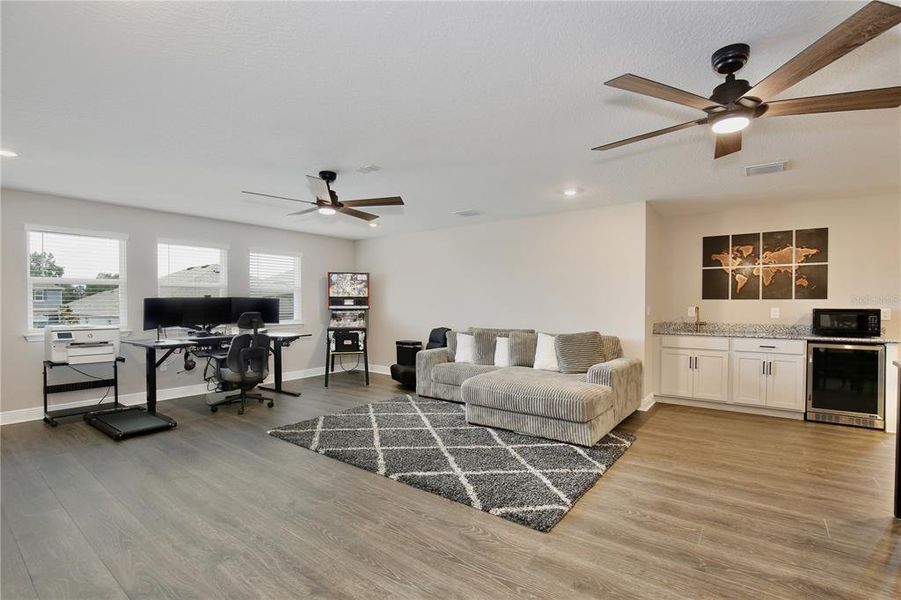 Furnished interior view inside a new home in , Clermont (Image 15). Furnished interior view inside a new home in , Clermont (Image 15).
