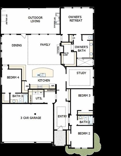 The success of a floorplan is the way you can move through it…You’ll be amazed at how well this home lives…We call it traffic patterns.