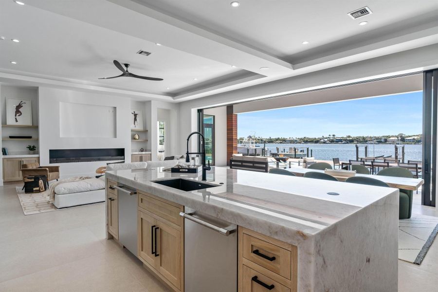 Furnished interior view inside a new home in , Lantana (Image 23).