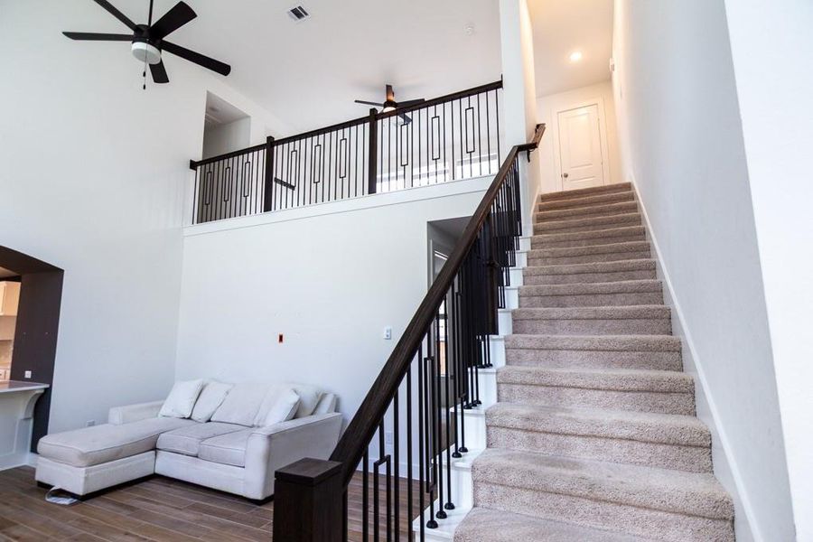 Furnished interior view inside a new home in , Cypress (Image 8).