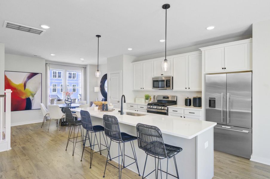 Furnished interior view inside a new home in , Johns Island (Image 30).