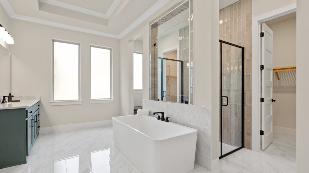 Representative furnished interior of a home built from the 2527F by Perry Homes in Southern Hills 80', Brooksville (Image 17).