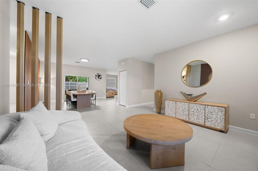 Furnished interior view inside a new home in Hawthorne at Galiano Pointe, Miami (Image 27). Furnished interior view inside a new home in Hawthorne at Galiano Pointe, Miami (Image 27).