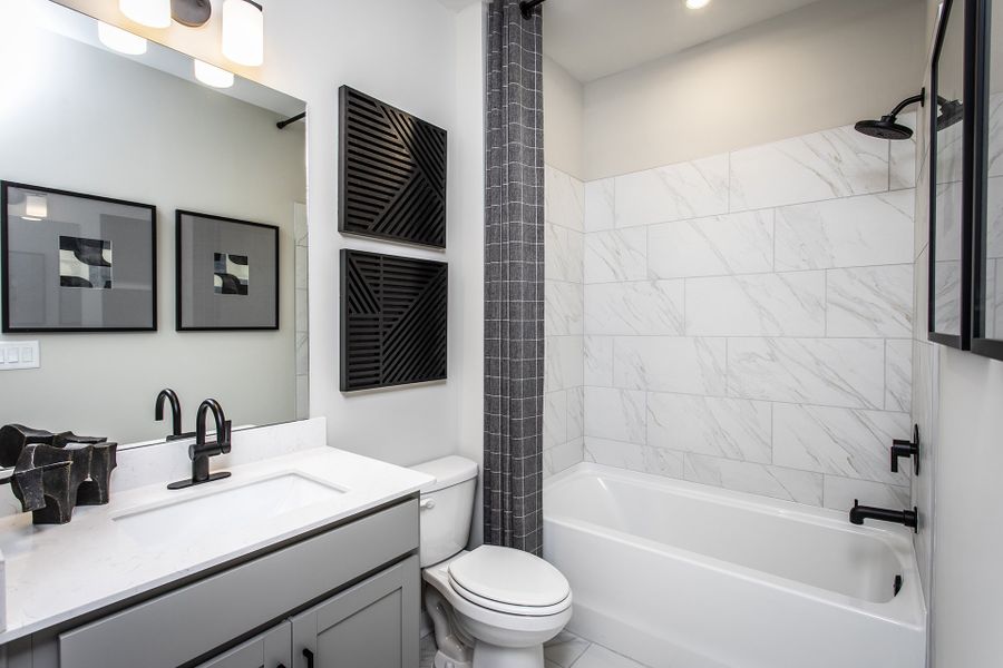 Furnished interior view inside a new home in The Paddocks at Doc Hughes, Buford (Image 14).