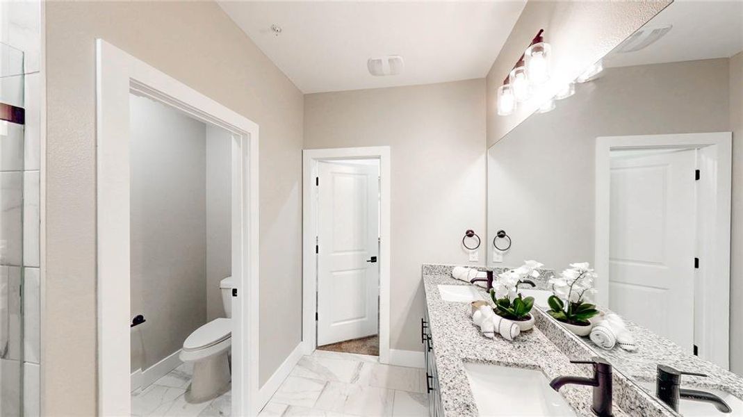 Furnished interior view inside a new home in , Denton (Image 17).
