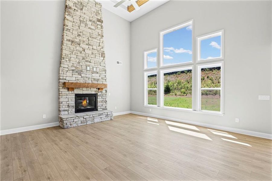 Spacious, unfurnished interior of a new home in Hidden Fields, Hoschton (Image 23). Spacious, unfurnished interior of a new home in Hidden Fields, Hoschton (Image 23).