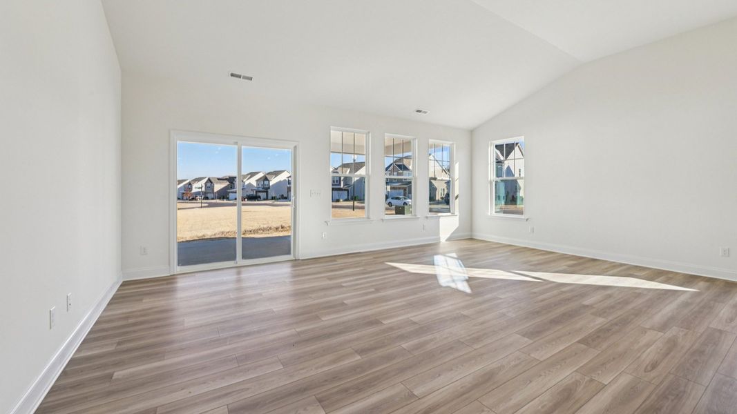 Representative furnished interior of a home built from the Chelsea by DRB Homes in Oakmont Manor, Oxford (Image 6).