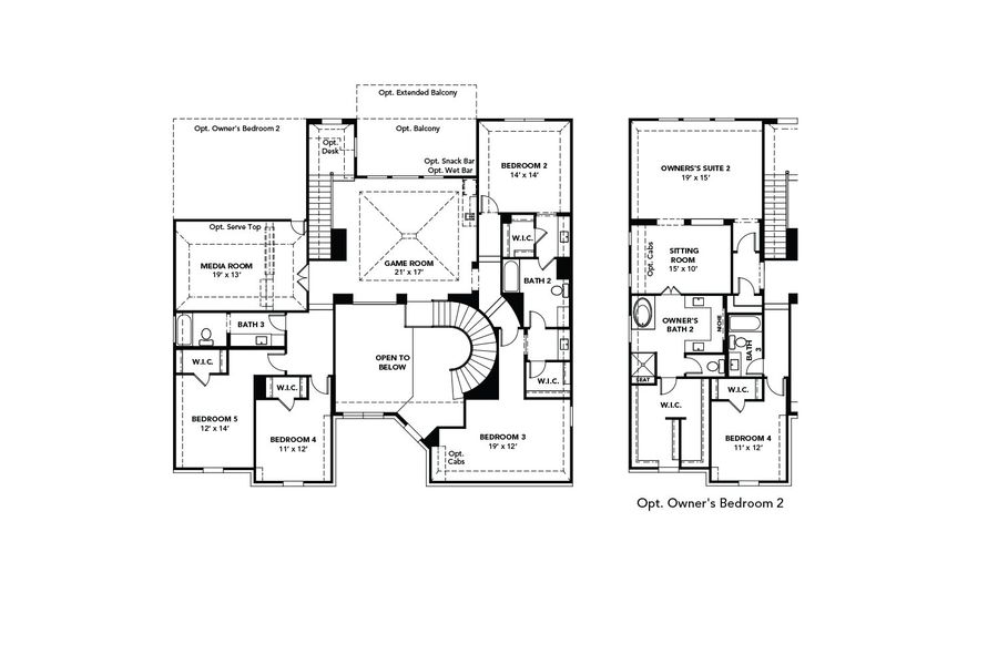 2D floor plan layout for the Sandpiper by DRB Homes in Mostyn Manor Reserve, Magnolia, TX (Image 4). 2D floor plan layout for the Sandpiper by DRB Homes in Mostyn Manor Reserve, Magnolia, TX (Image 4).