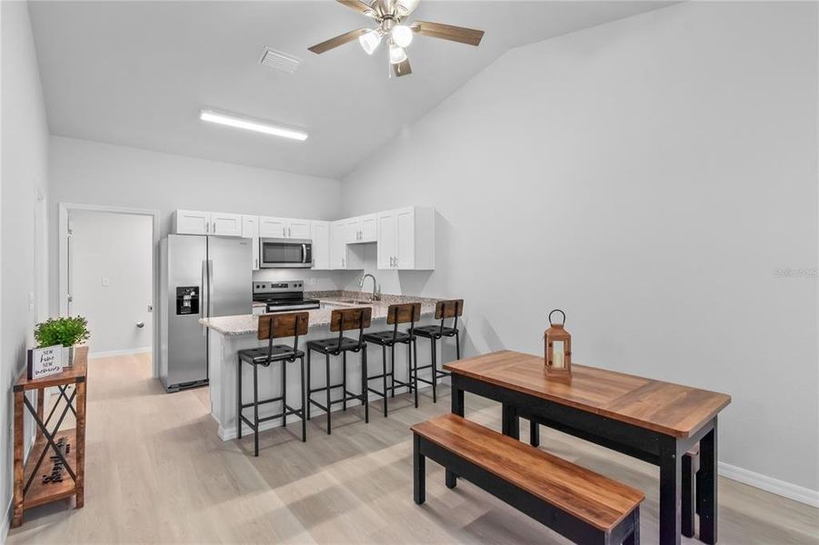 Furnished interior view inside a new home in , Williston (Image 11).