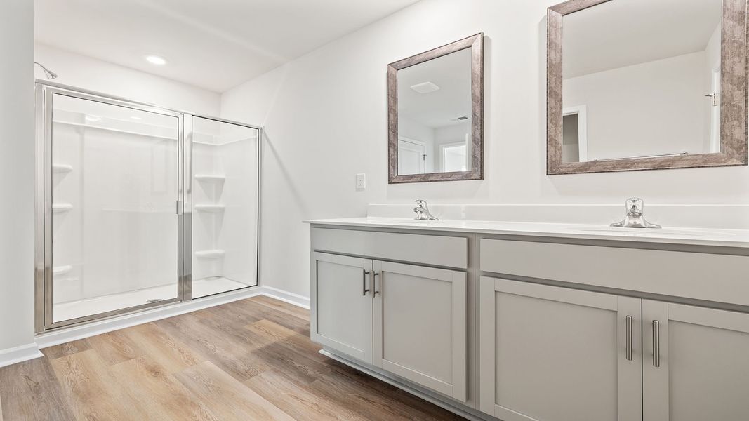 Furnished interior view inside a new home in Durbin Meadows, Fountain Inn (Image 13).