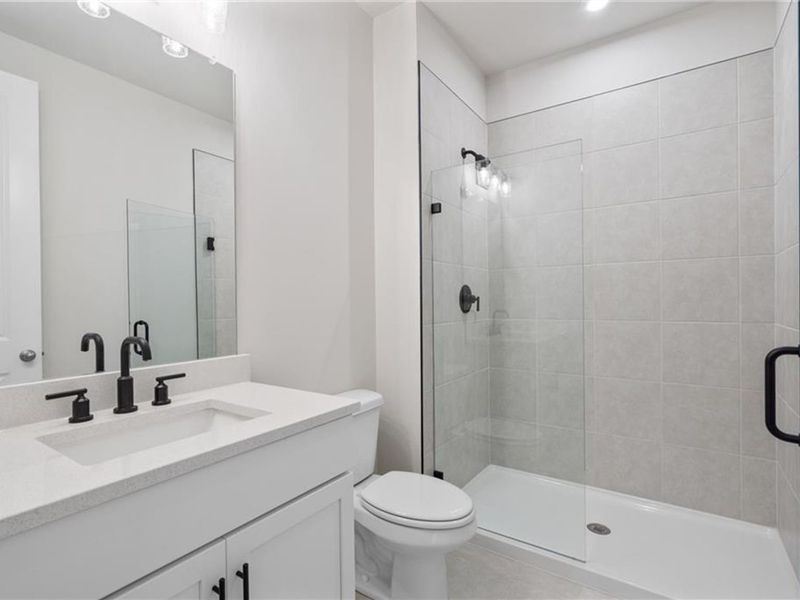 Furnished interior view inside a new home in Melody Lakeside Estates, Buford (Image 4).