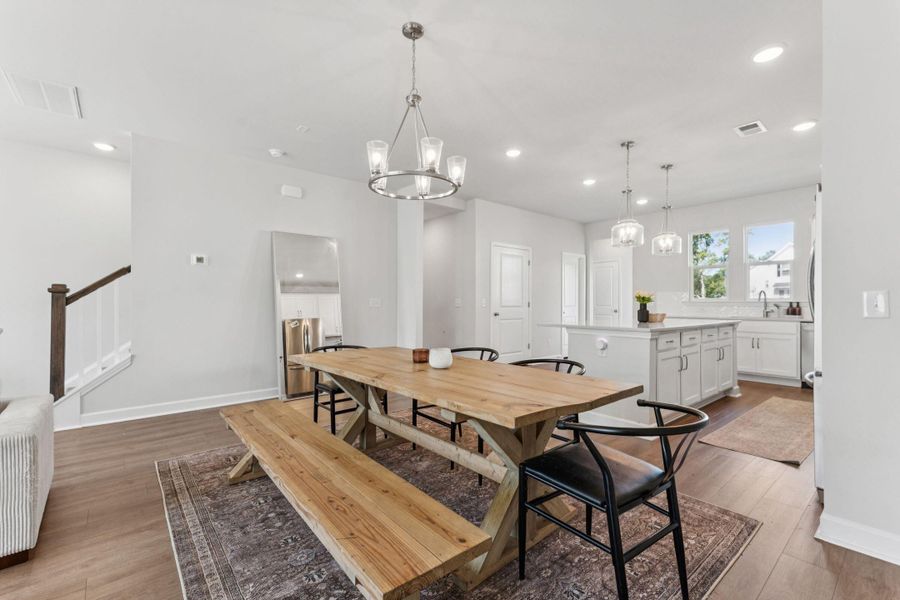 Furnished interior view inside a new home in , Summerville (Image 17).