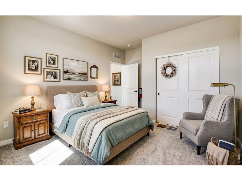 Furnished interior view inside a new home in Farmstead, Berthoud (Image 16). Furnished interior view inside a new home in Farmstead, Berthoud (Image 16).