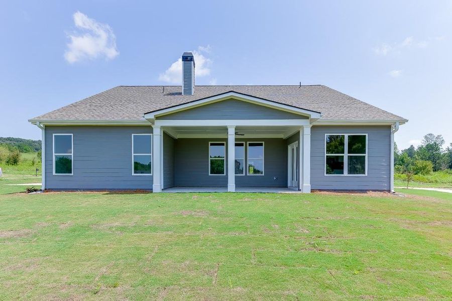 Front exterior of a new home in , Jefferson, GA, highlighting curb appeal (Image 19).