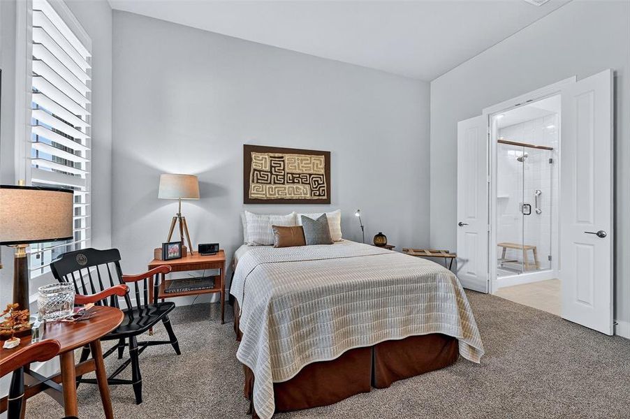 View of carpeted bedroom View of carpeted bedroom