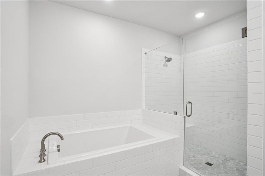 Close-up of interior finishes inside a home in Ward's Crossing Townhomes, Johns Creek (Image 12).