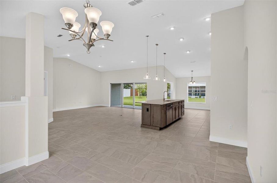 Furnished interior view inside a new home in , Palm Coast (Image 4).
