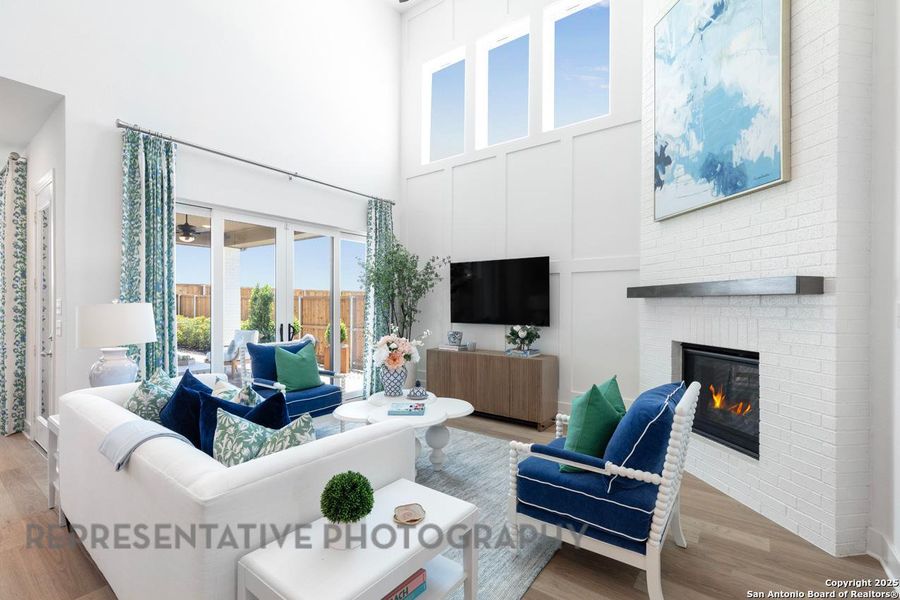 Furnished interior view inside a new home in Weston Oaks, San Antonio (Image 22). Furnished interior view inside a new home in Weston Oaks, San Antonio (Image 22).