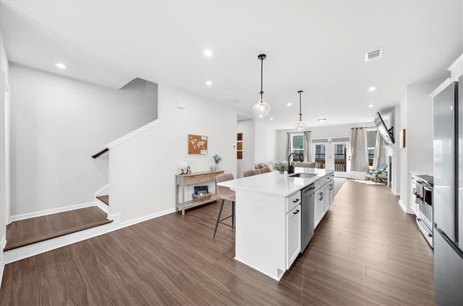 Furnished interior view inside a new home in , Acworth (Image 34).