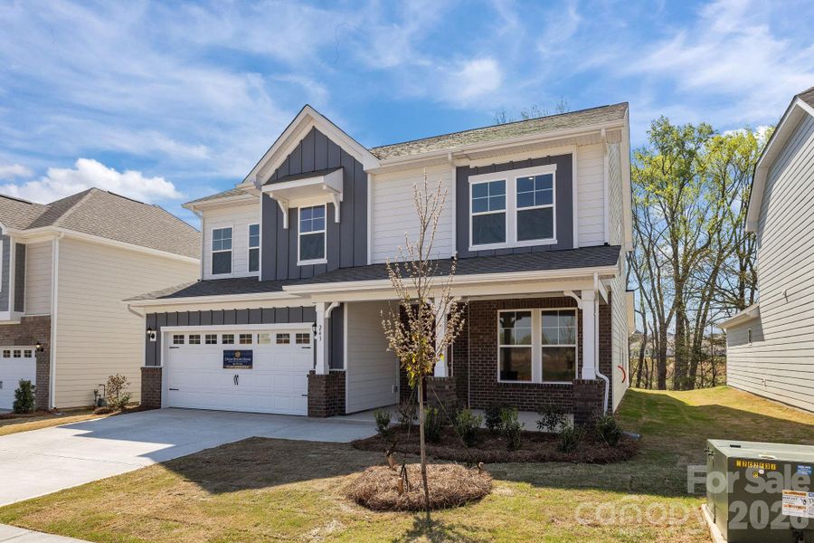 Front exterior of a new home in McFarland Estates, York, SC, highlighting curb appeal (Image 25).