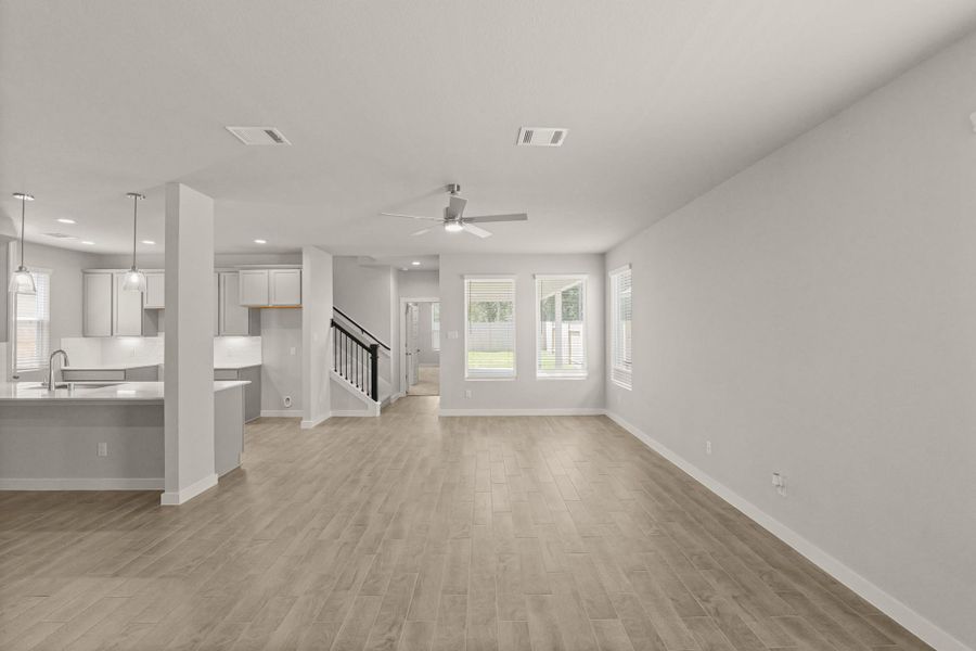 Spacious, unfurnished interior of a new home in Cypresswood Landing, Humble (Image 15).