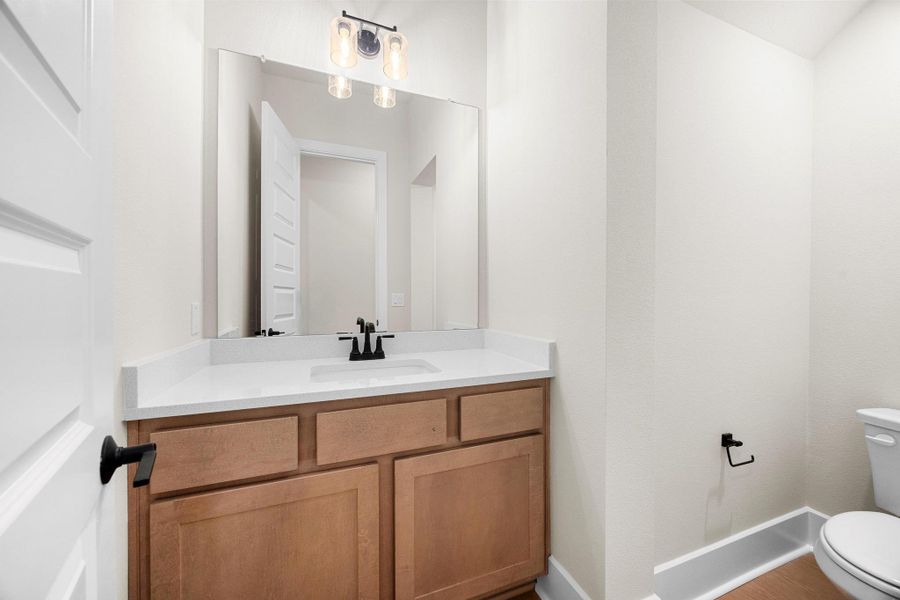 Furnished interior view inside a new home in Rough Hollow - Las Brisas, Austin (Image 10).