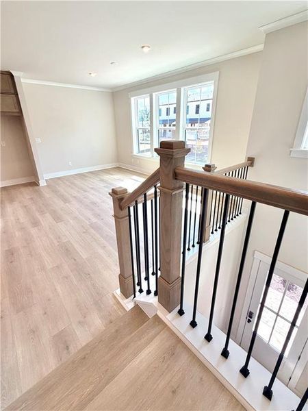 Spacious, unfurnished interior of a new home in The Groves at Myrtle, Roswell (Image 19).