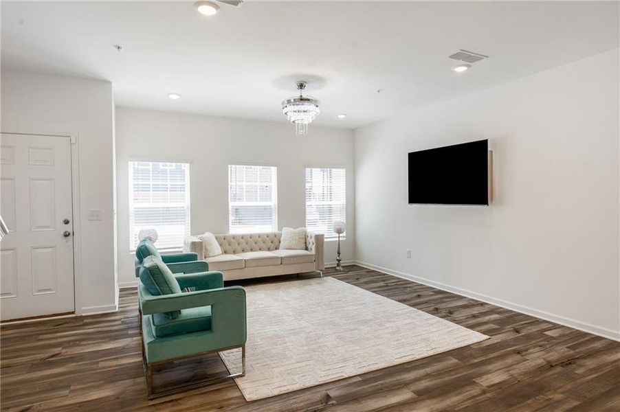 Furnished interior view inside a new home in Laurelwood, Douglasville (Image 6).