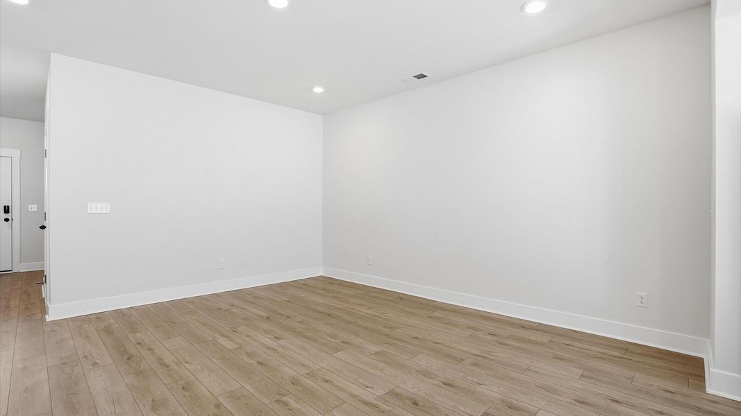 First-class family room offering comfort and style with an elegant balance of space and detail located at Marion Square