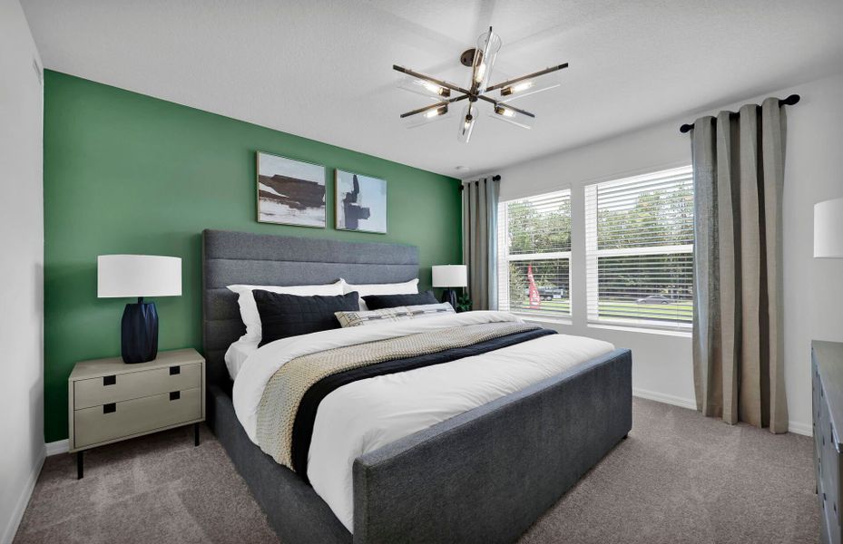 Furnished interior view inside a new home in Normandy Pines, Jacksonville (Image 10). Furnished interior view inside a new home in Normandy Pines, Jacksonville (Image 10).