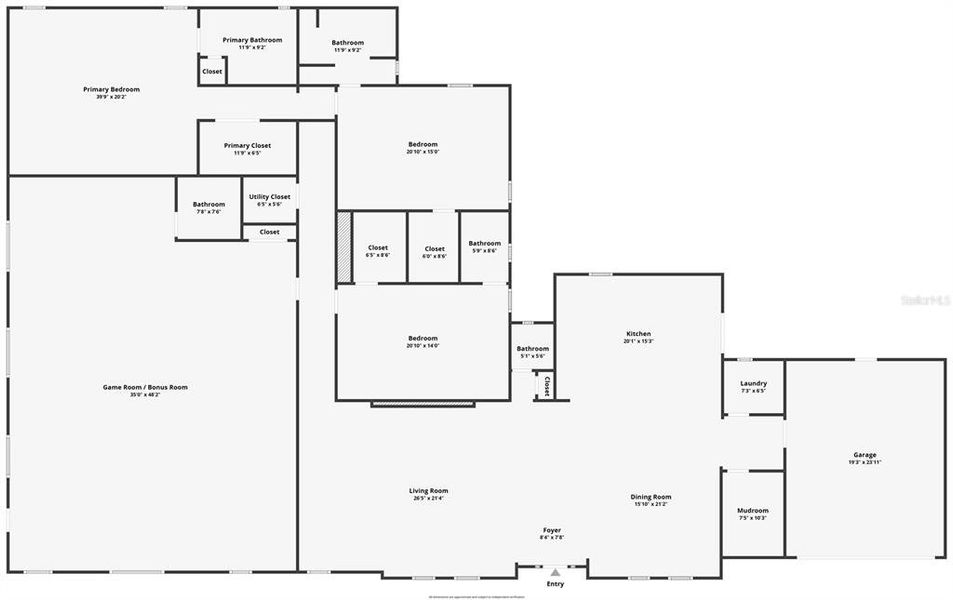2D floor plan layout of this home in , Orlando, FL (Image 4).