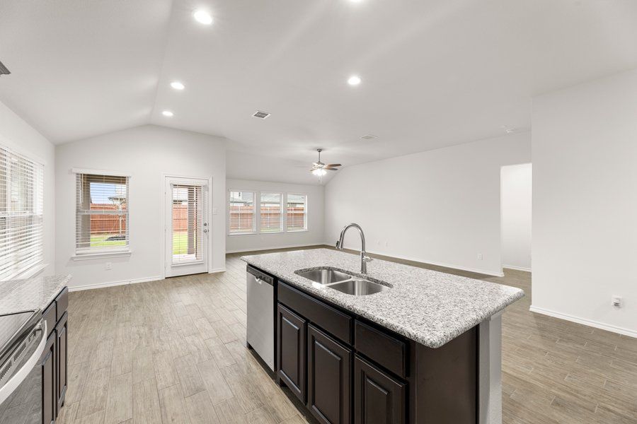 Representative exterior photo of a completed home built from the Cheyenne by Impression Homes in DeBerry Reserve, Royse City, TX (Image 6).