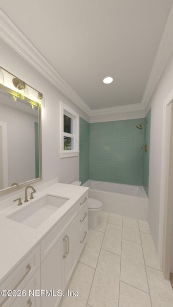 Furnished interior view inside a new home in , Atlantic Beach (Image 7).