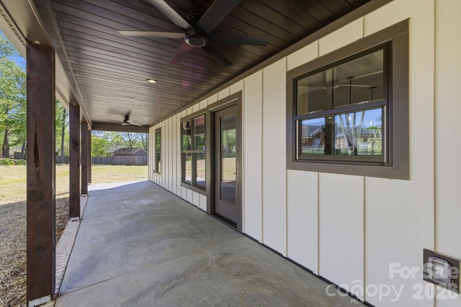 Exterior details and patio area of a home in , Lincolnton (Image 4).