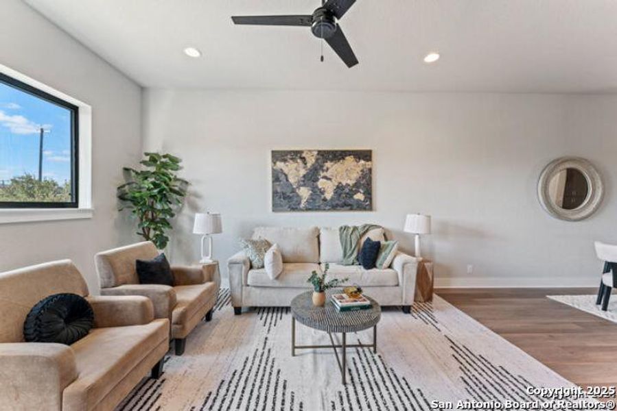 Furnished interior view inside a new home in , San Antonio (Image 10).