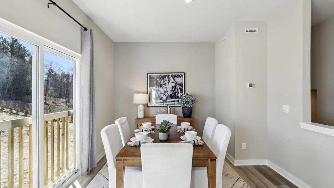Representative furnished interior of a home built from the Regent - Finished Basement by D.R. Horton in Harrison Valley, Simpsonville (Image 12).