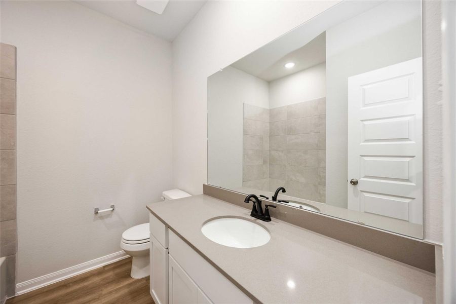 Furnished interior view inside a new home in Barton Place, Cleveland (Image 13).