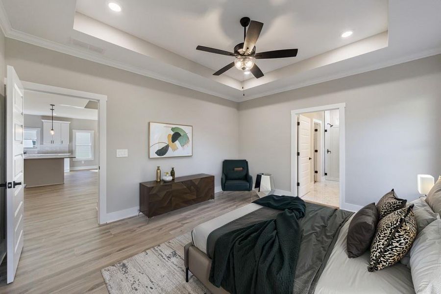 Furnished interior view inside a new home in , Carrollton (Image 9).