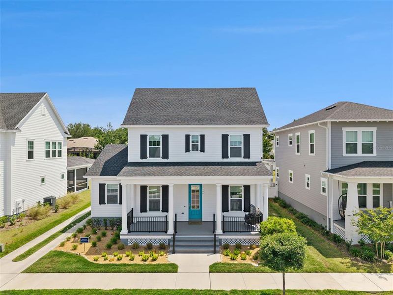 Front exterior of a new home in , Oakland, FL, highlighting curb appeal (Image 24). Front exterior of a new home in , Oakland, FL, highlighting curb appeal (Image 24).