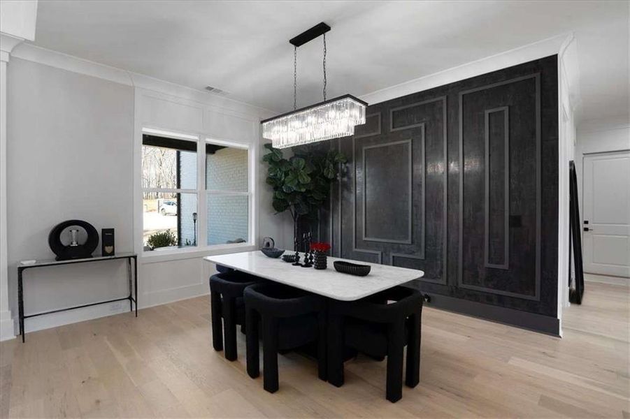 Furnished interior view inside a new home in , Hoschton (Image 18).