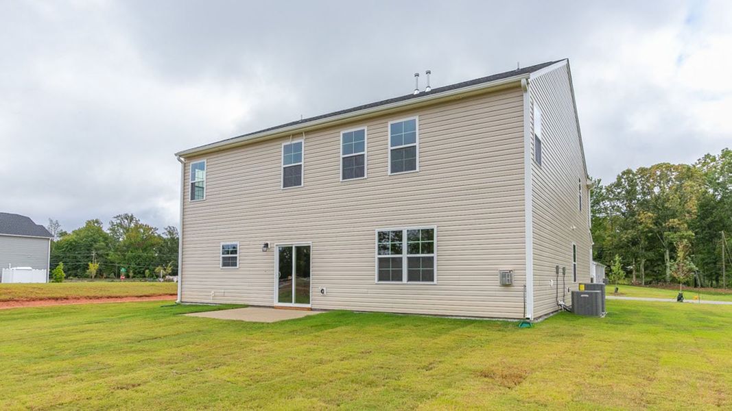 Exterior details and patio area of a home in Colly Farm, Stokesdale (Image 19).