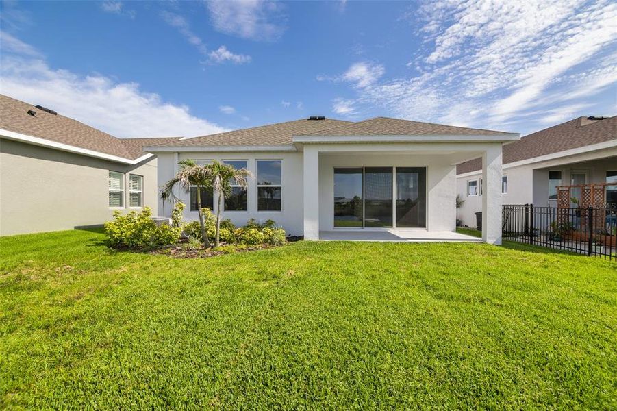 Exterior details and patio area of a home in North River Ranch – Garden Series, Parrish (Image 23).