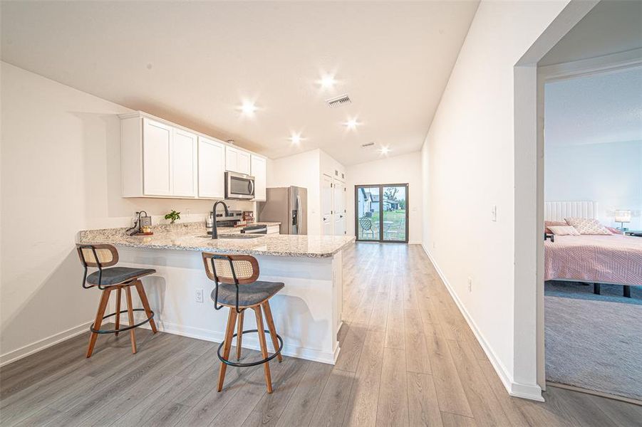 Furnished interior view inside a new home in The Crossing at Palm River, Tampa (Image 3).
