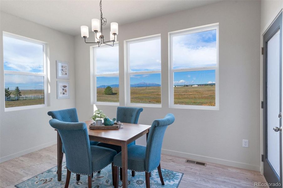 Furnished interior view inside a new home in , Pueblo West (Image 12).