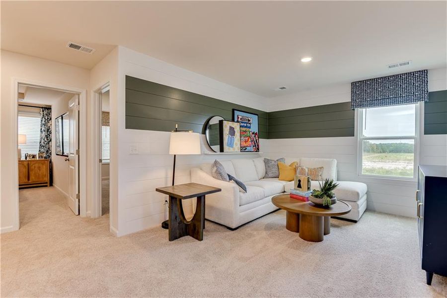 Furnished interior view inside a new home in River Oaks, Locust Grove (Image 37). Furnished interior view inside a new home in River Oaks, Locust Grove (Image 37).